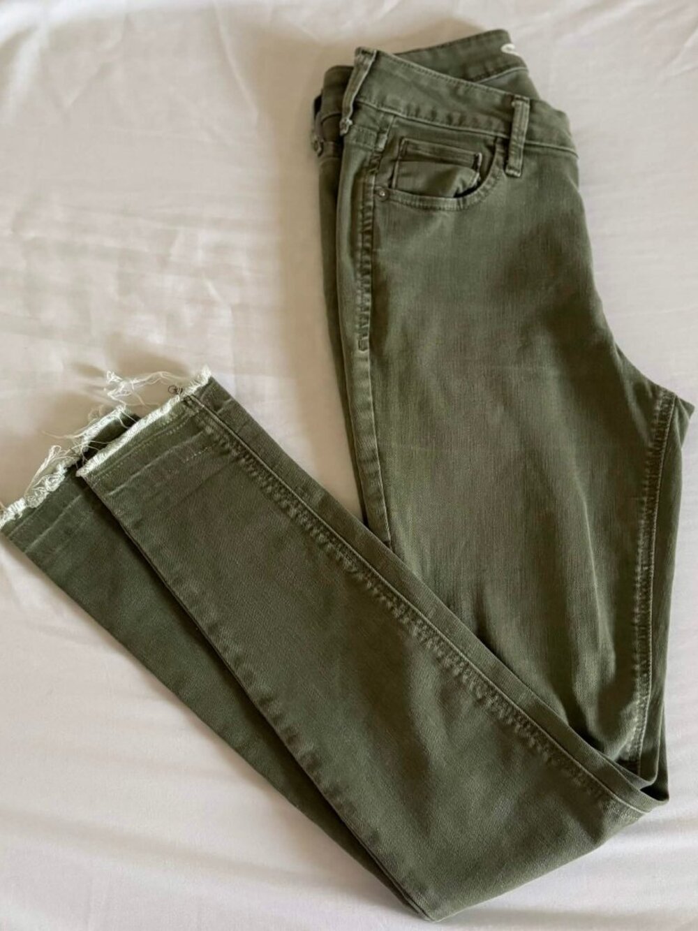 Old Navy- Olive Green Skinny Jeans